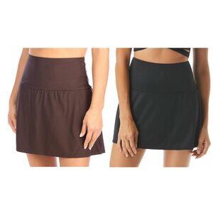 NWT Coco Reef Women's High Waisted Side Slit Swim Skirt Size M-L $70 LLL507